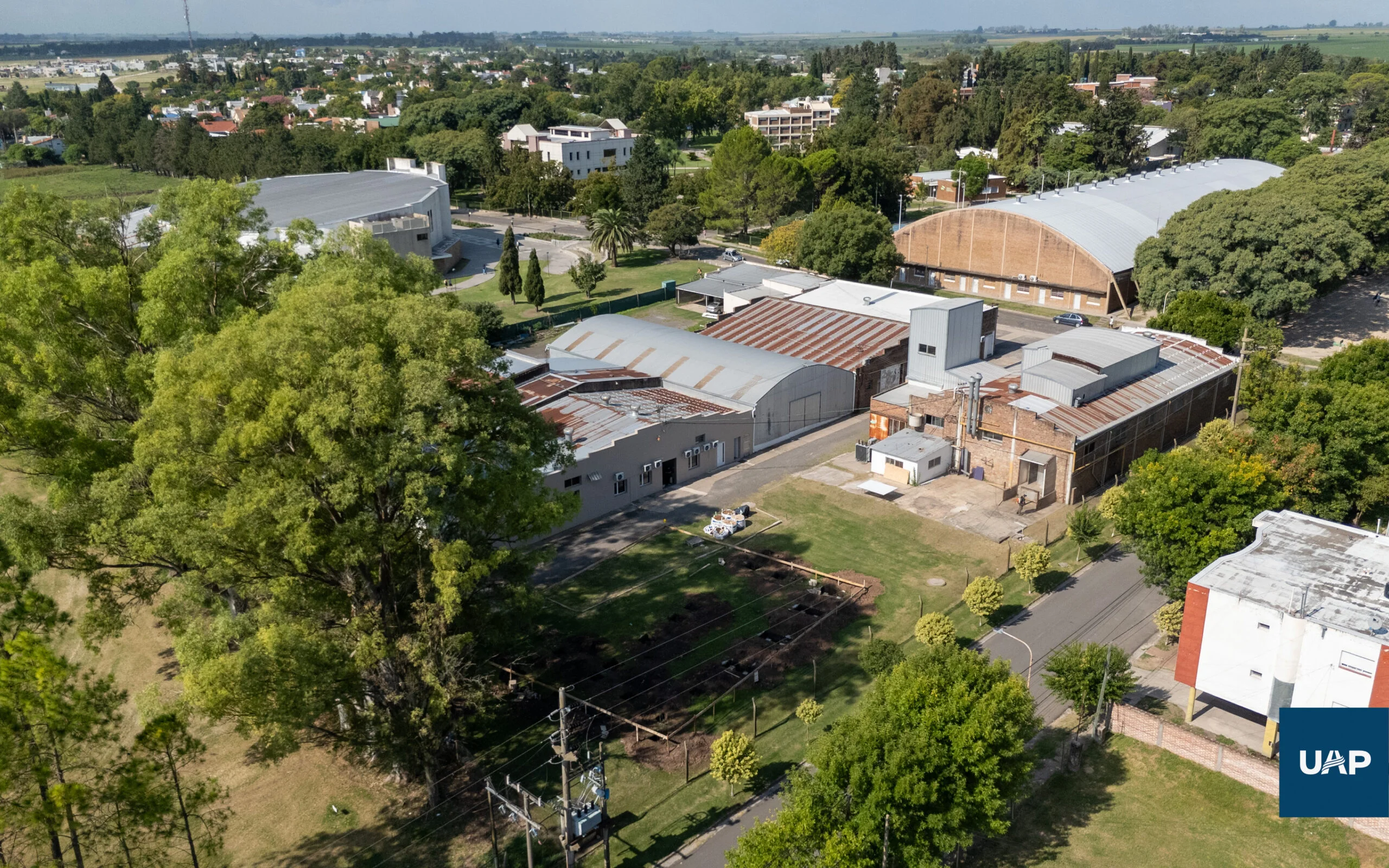 Vista aérea del campus de la UAP